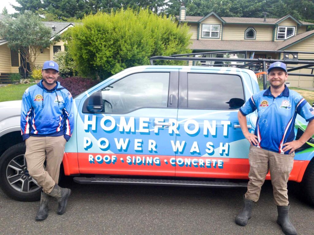 Chris Thomas & Dillon Bissell - Owners of Homefront Power Wash Inc - Power Washing Services